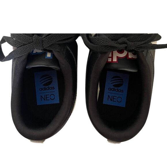 Adidas Black Sneakers Neo Label 3-Stripes Foam Insoles US Size 7 Male New - Picture 8 of 12